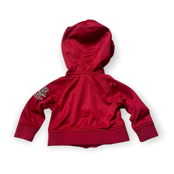 Baby Rocawear Red Zip Up Track Jacket Gold Details 6-9 Months - Picture 2 of 7